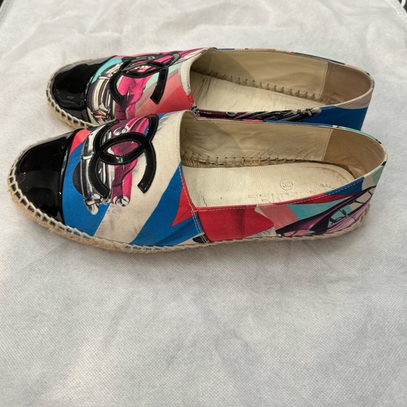 Chanel Espadrilles- Cuba edition. Size EU 40. Multicolor. Good condition. - Picture 3 of 6